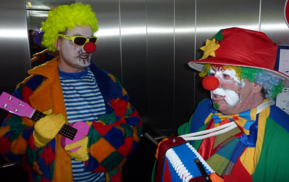 Pippi und Peppi im Fernheizkraftwerk Iderschwang